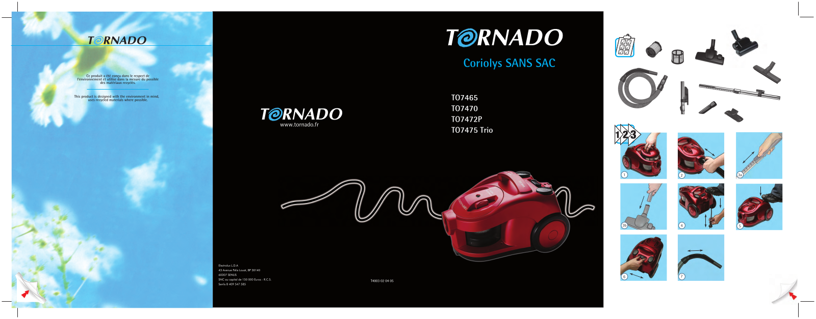 TORNADO TO7472P User Manual