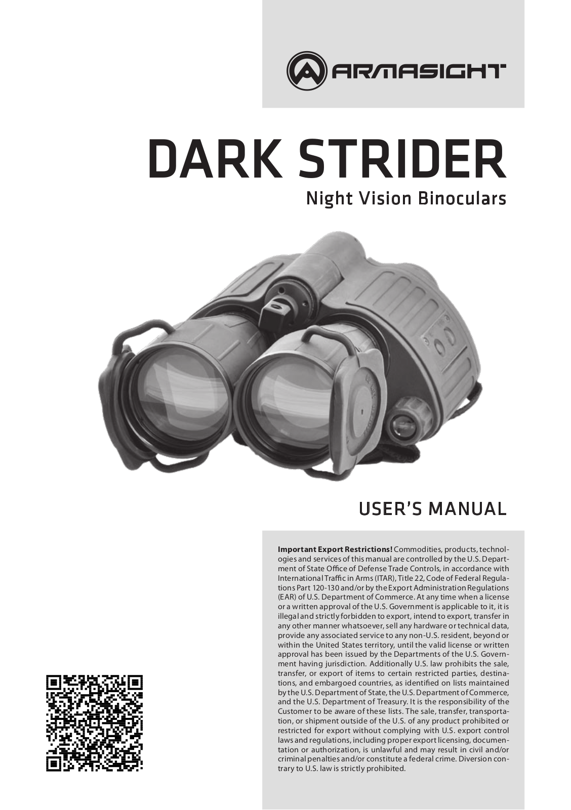 Armasight NKBDASTRI511I11 User Manual