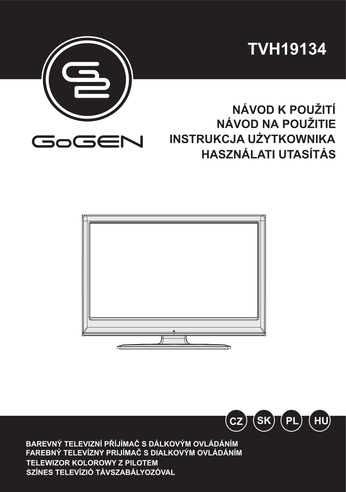 GoGen TVH 19134 User Manual