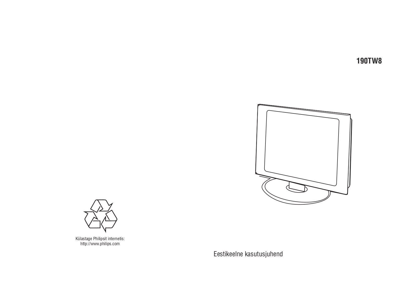 Philips 190SW8 User Manual