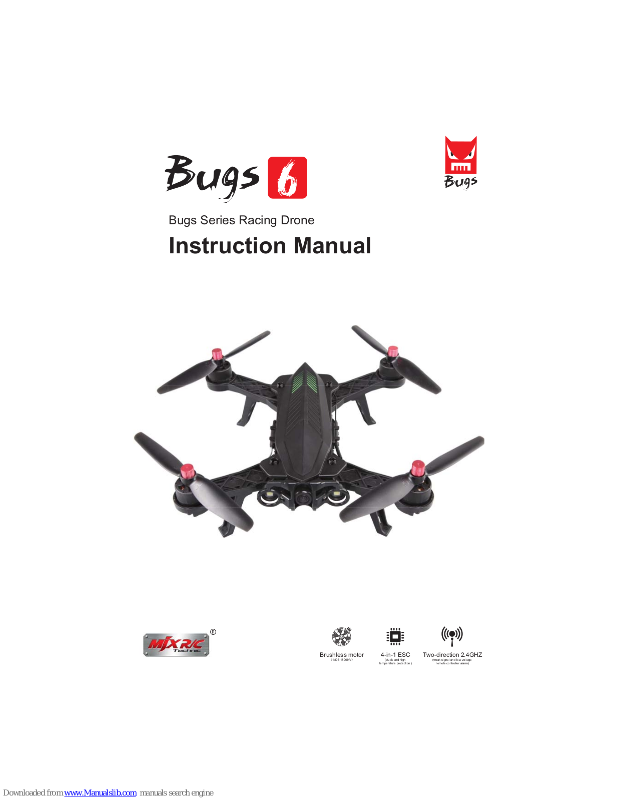 MJX R/C Bugs 6 Instruction Manual