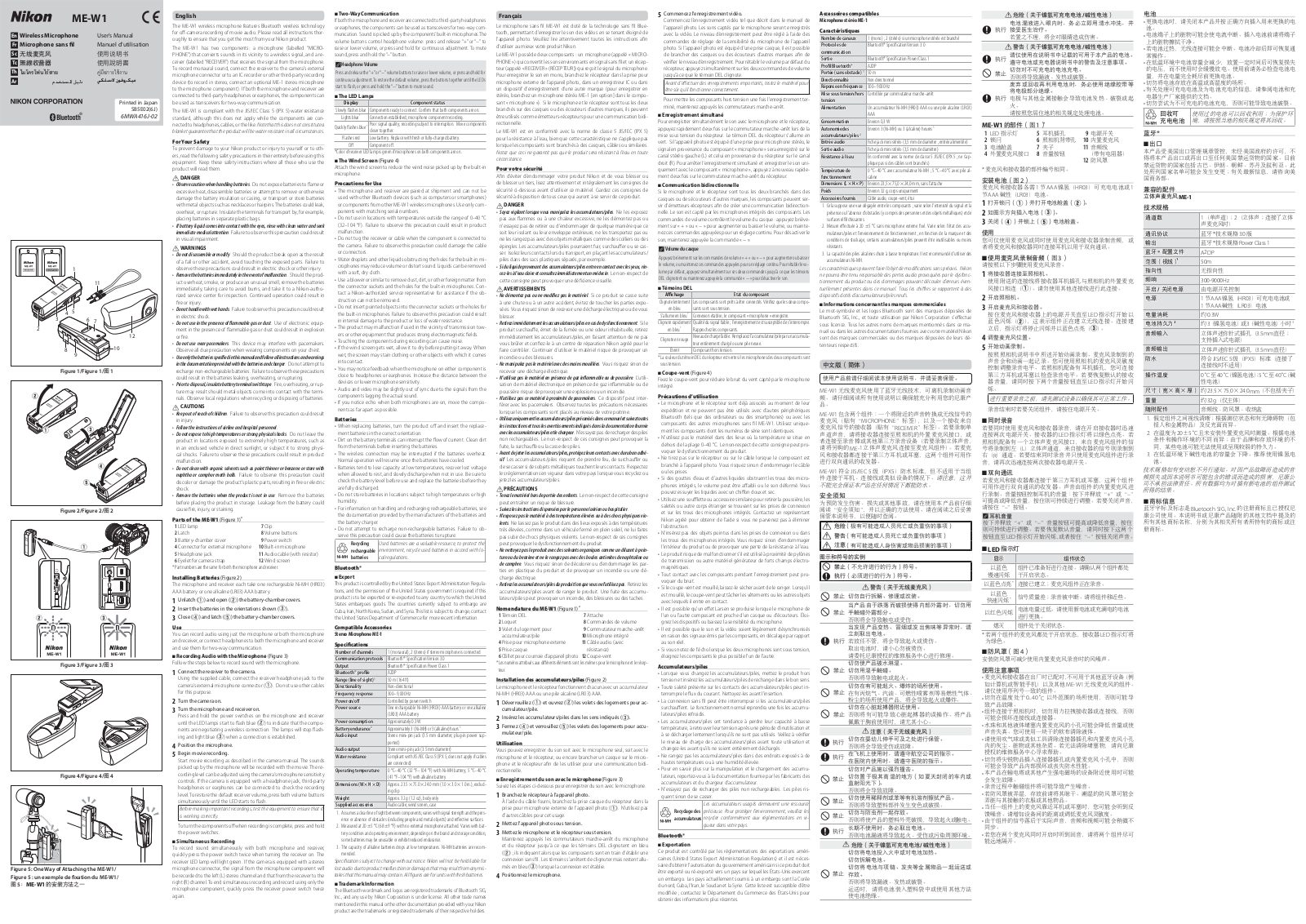 Nikon ME-W1 user's Guide