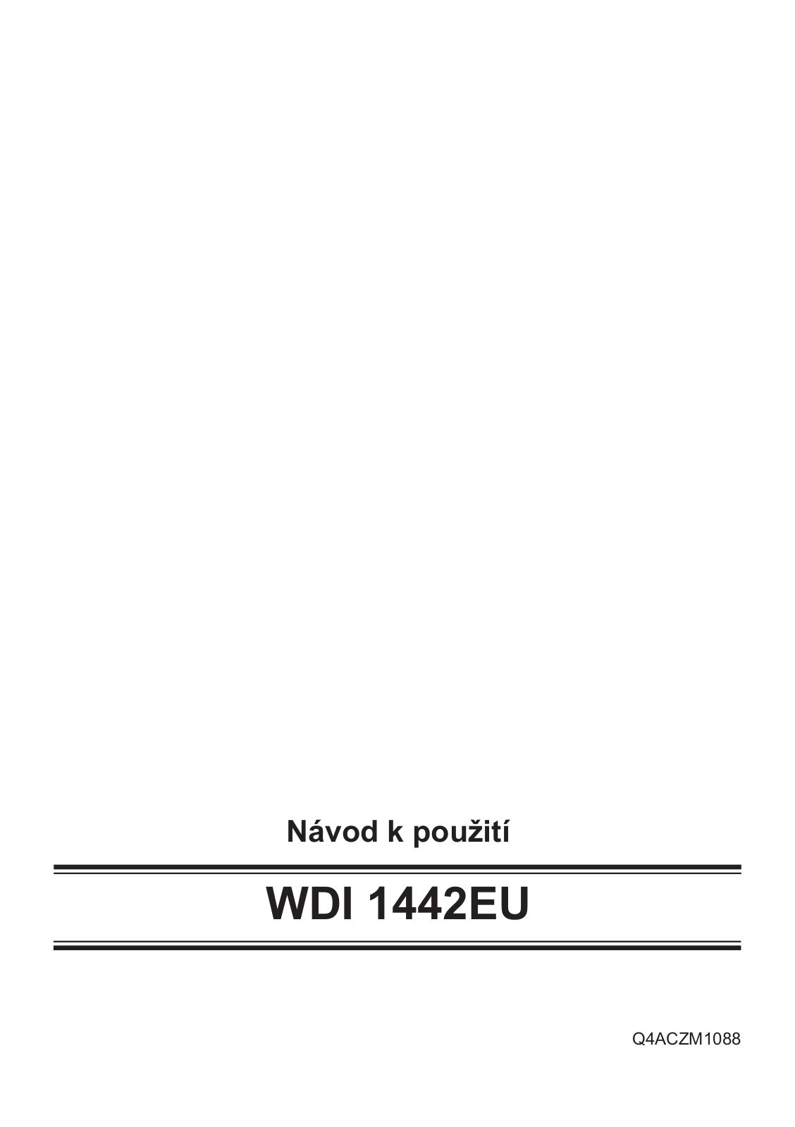 Siemens WDI1442EU User Manual