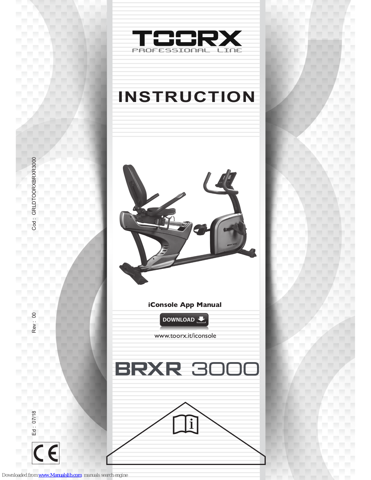 TOORX BRX-R3000 Instruction