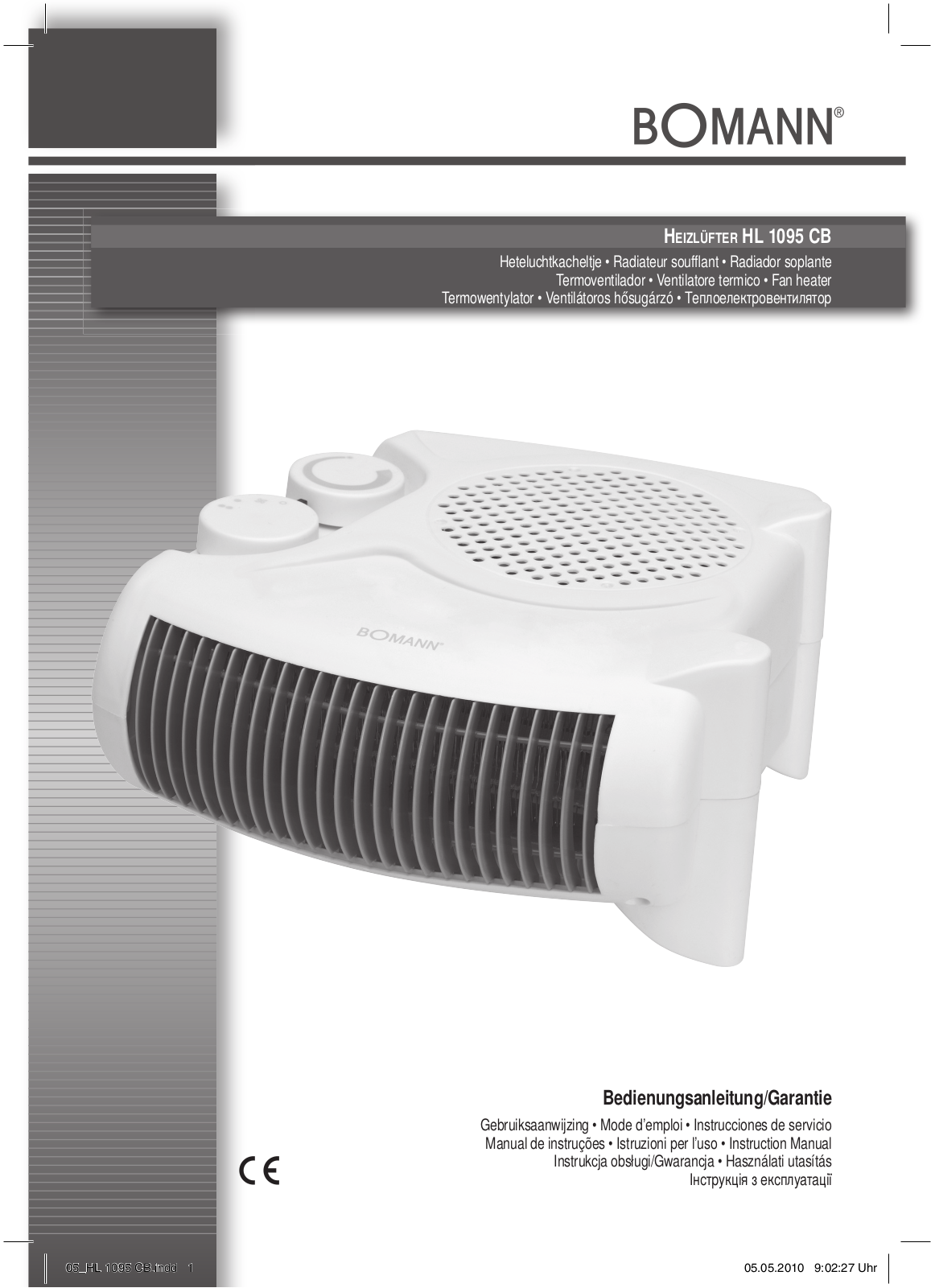 BOMANN HL 1095 CB User Manual