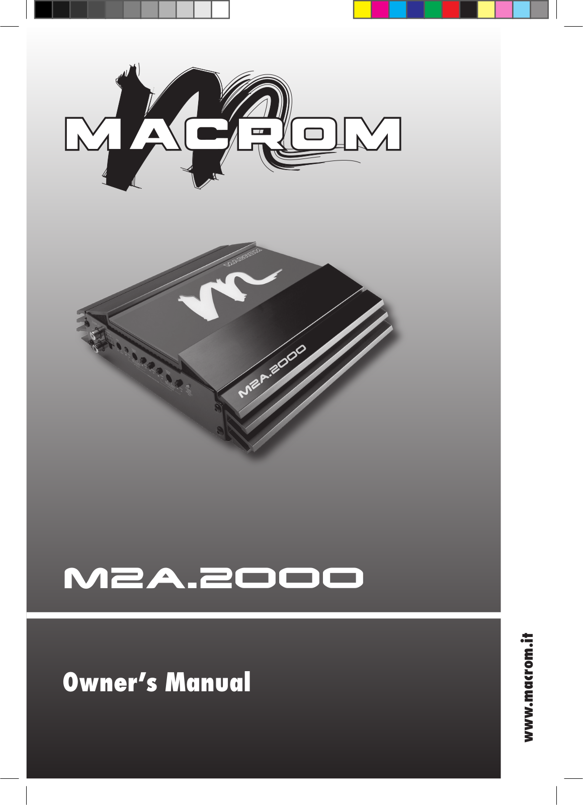 Macrom M2A.2000 User Manual