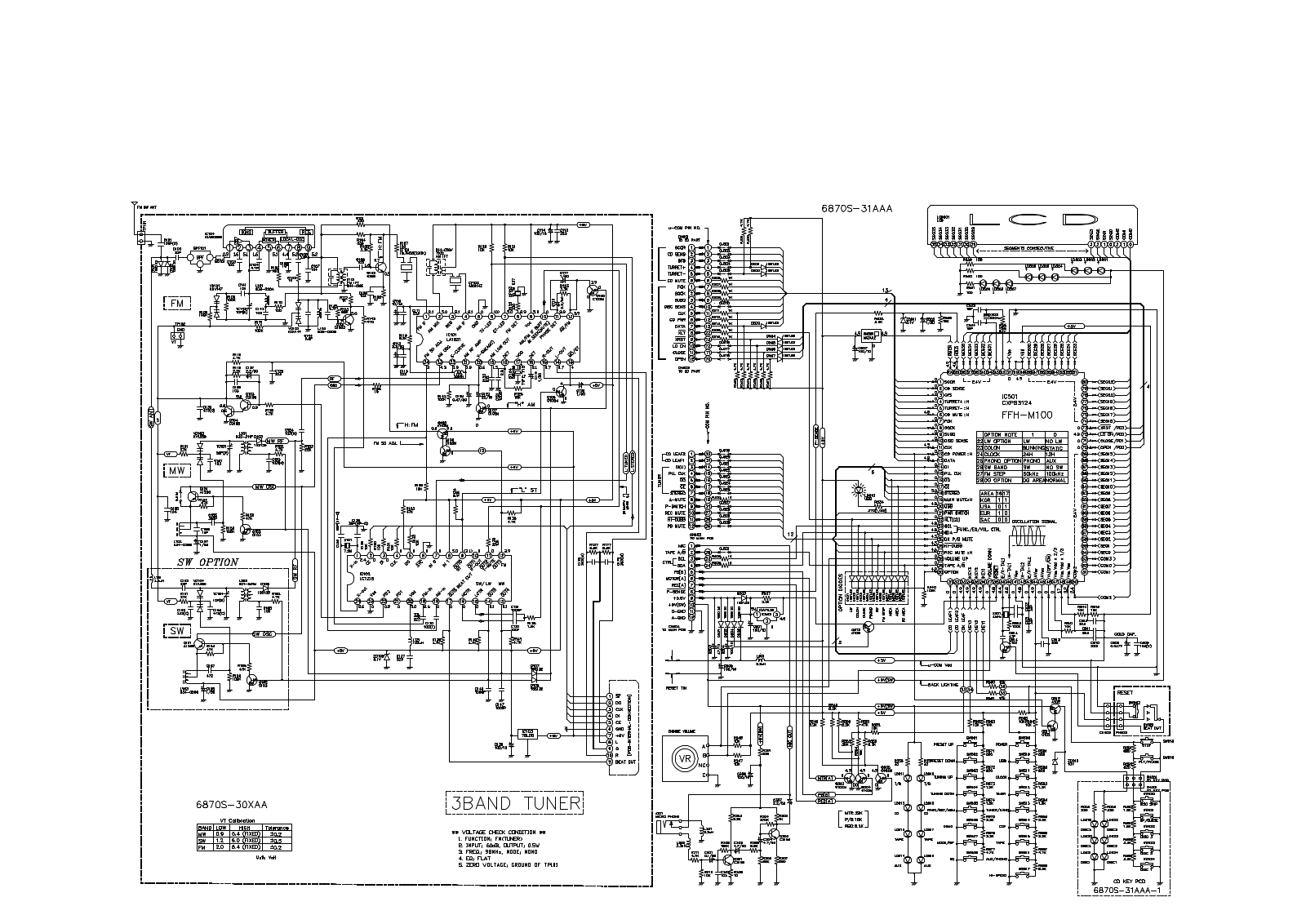 Goldstar ffh-m100a Service Manual front