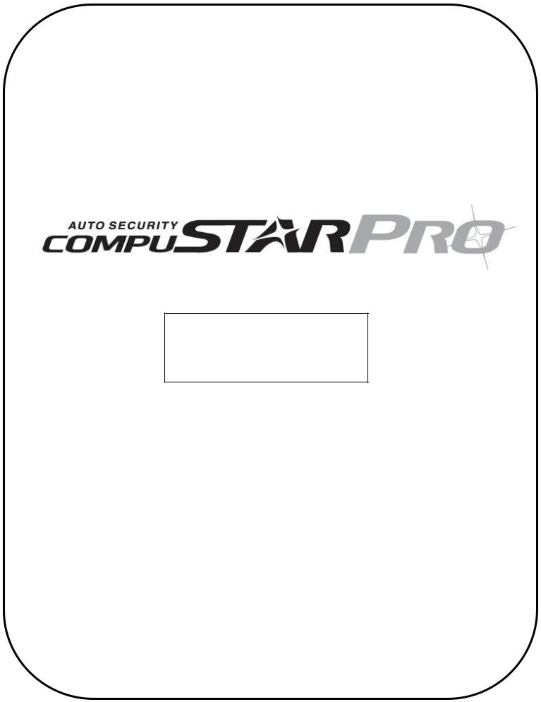 CompuSTAR P1BAMR User Manual