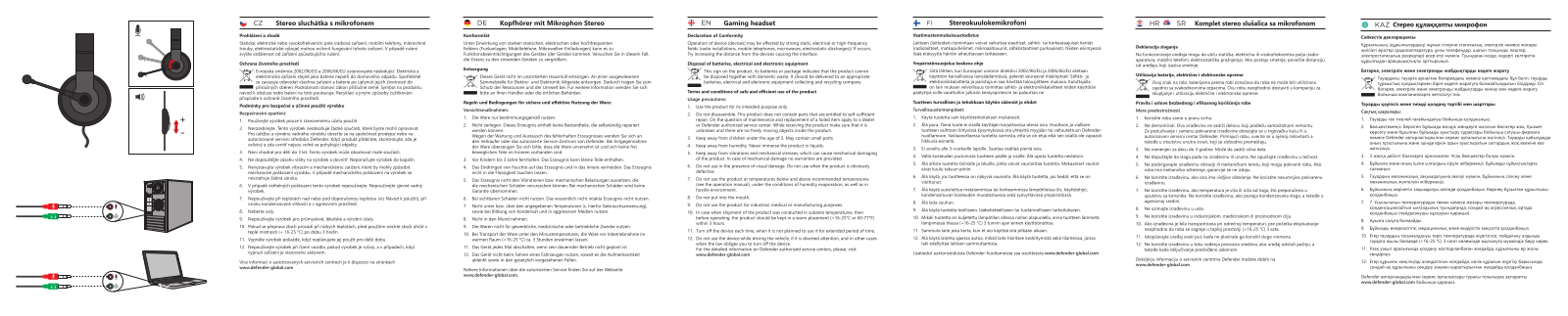 Defender Excidium, Lester, Ridley, Muses, Zeus User Manual