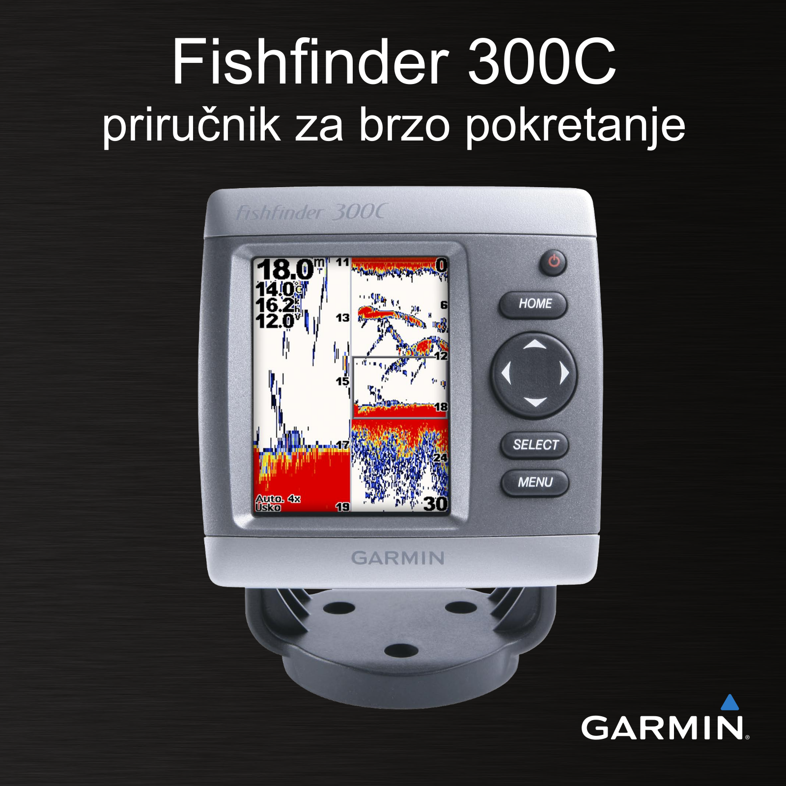 Garmin Fishfinder 300C quick start guide