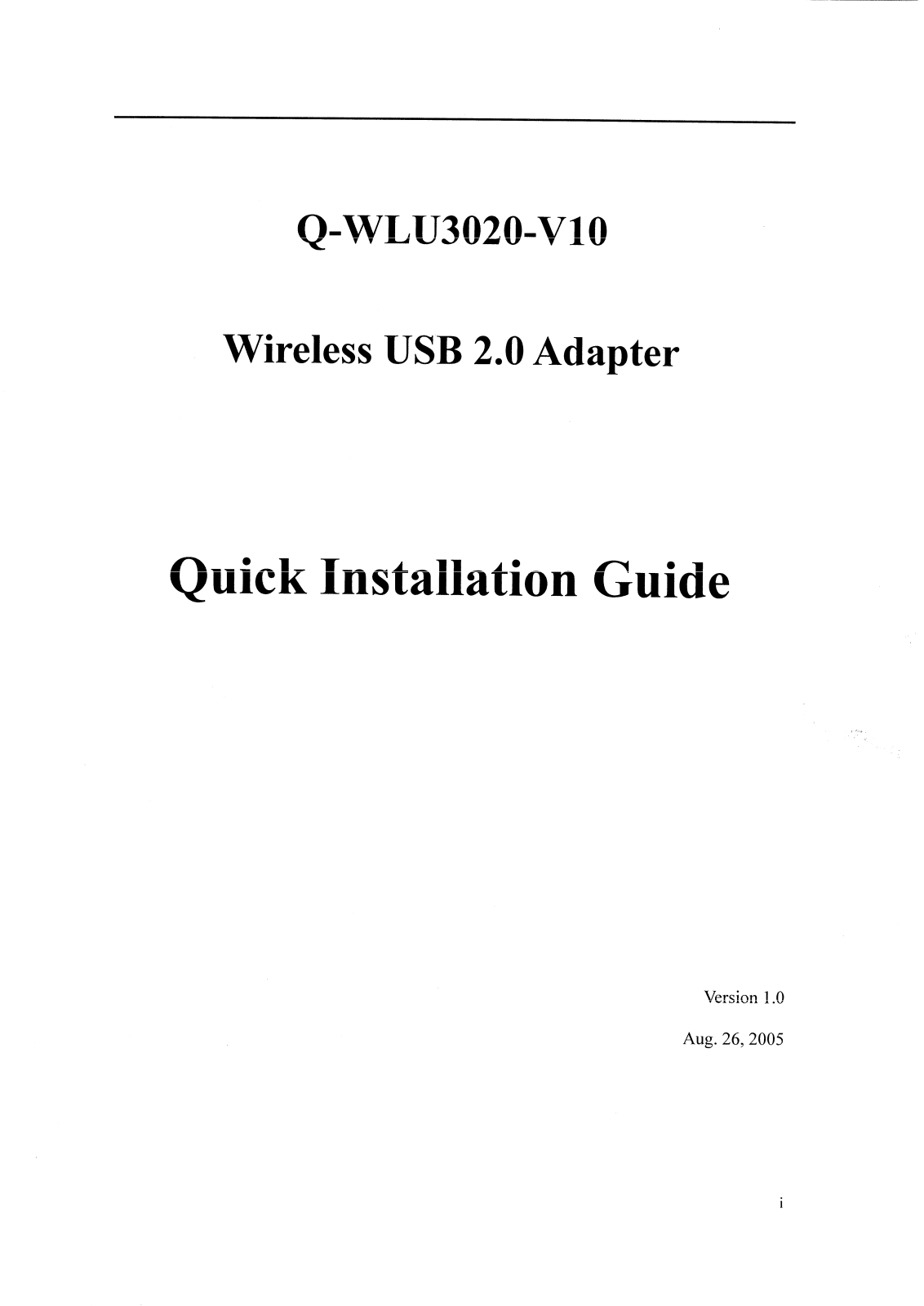 Askey Computer WLU3020 User Manual