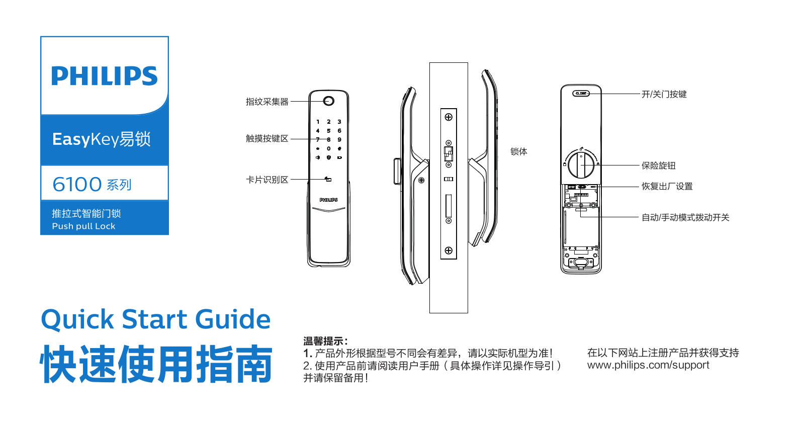 Philips DDL161LEFC0/93, DDL161LEFS0/93, DDL161LEFG0/93, DDL161LEFB0/93 Quick Start Guide - ManualMachine.com