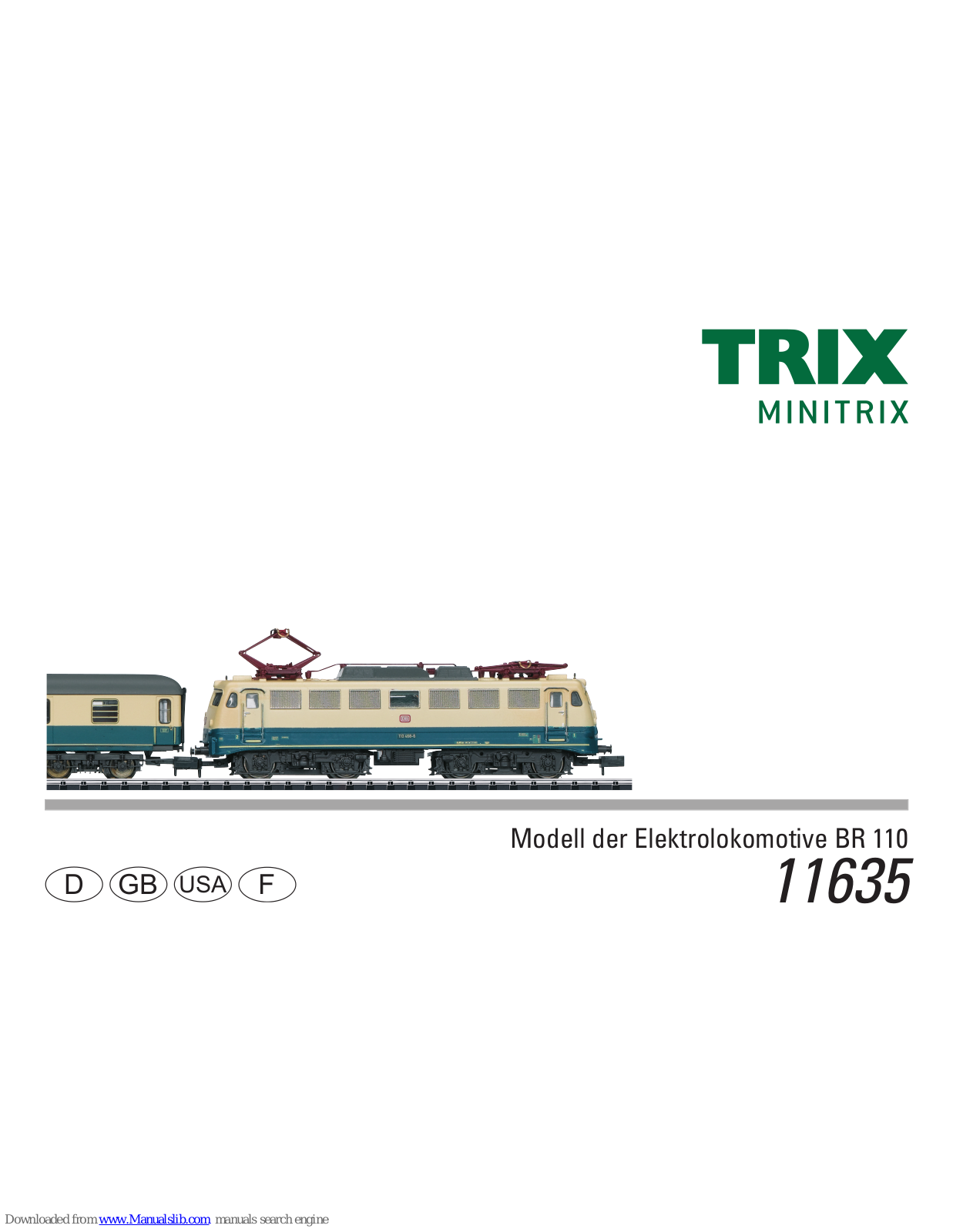 Trix MINITRIX BR 110 User Manual