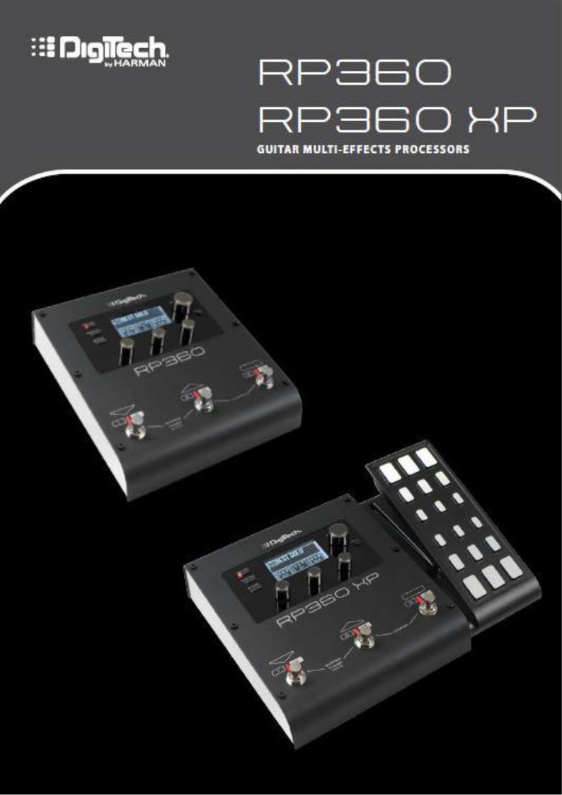 Digitech RP360, RP360XP User Manual