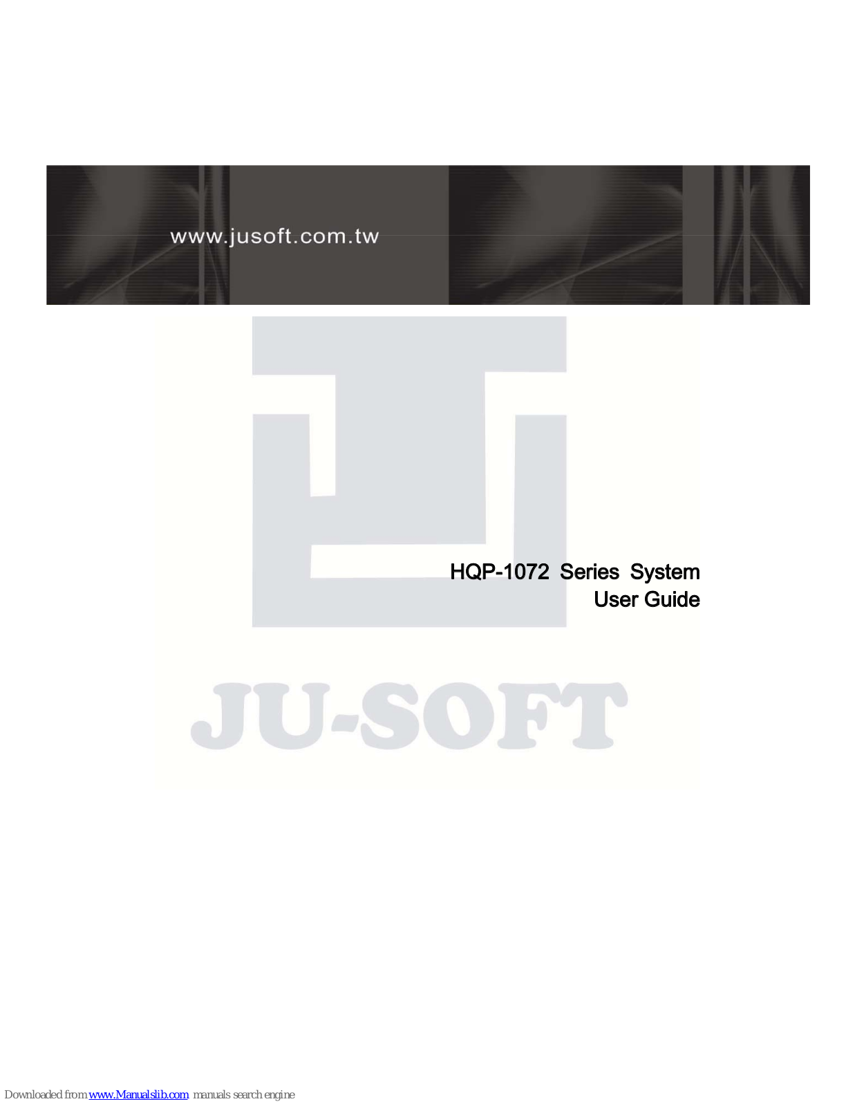 Ju-soft HQP-1072SD, HQP-1072HS Hardware User's Manual