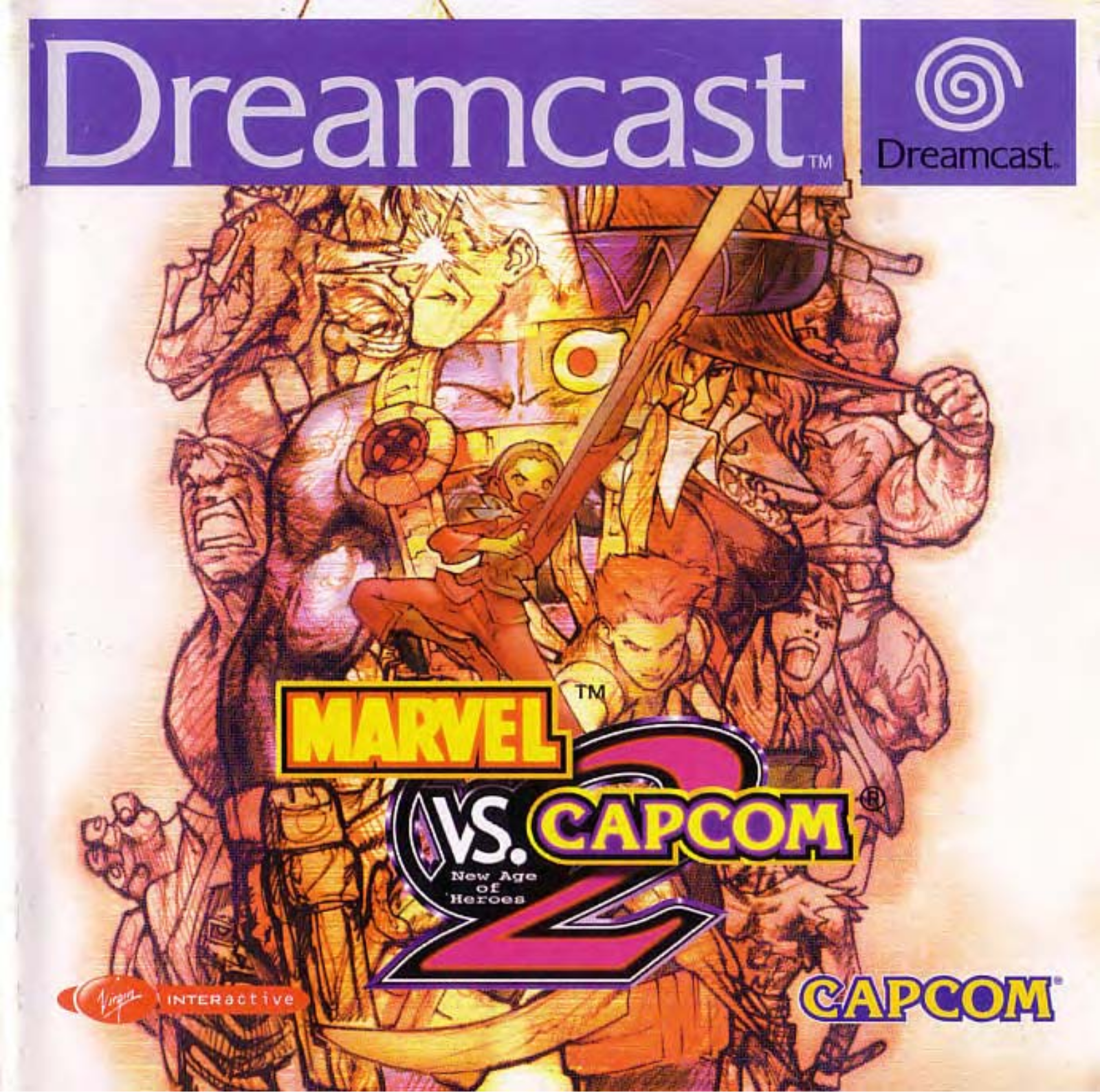 Games SEGA DREAMCAST MARVEL VS CAPCOM 2 User Manual