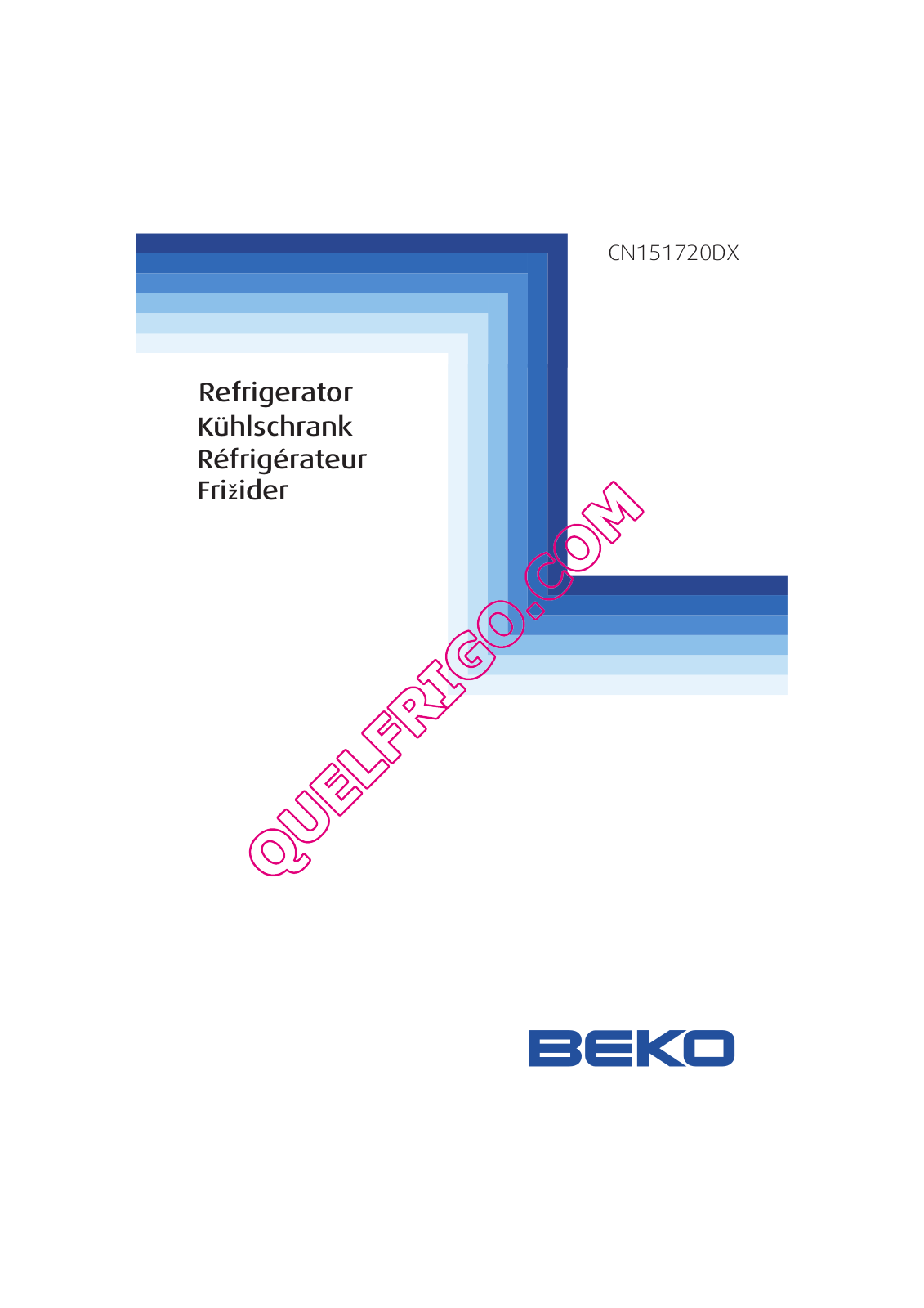 BEKO CN151720DX User Manual