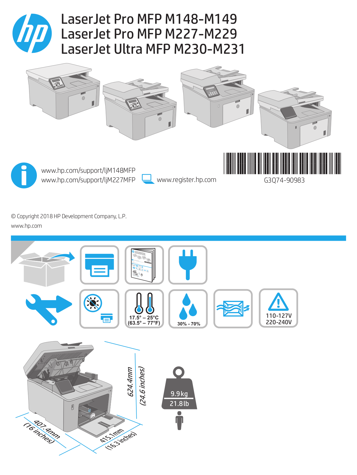 HP LaserJet M148, LaserJet M149 Reference Manual