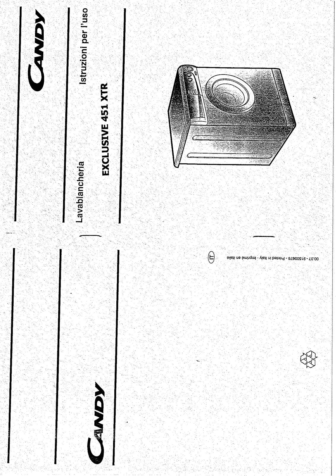 Candy EXCL451XTR User Manual