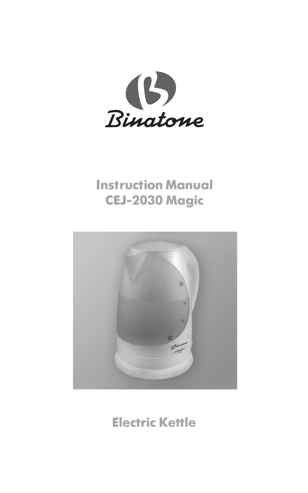 Binatone CEJ-2030 User Manual