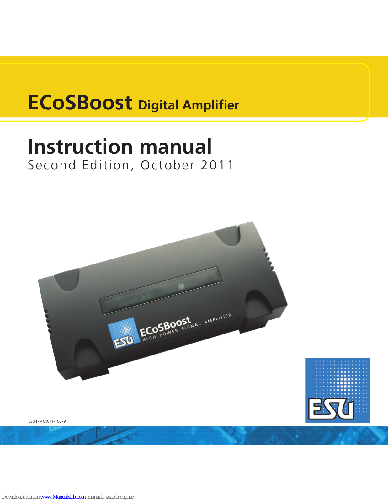 Esu ECoSBoost Instruction Manual