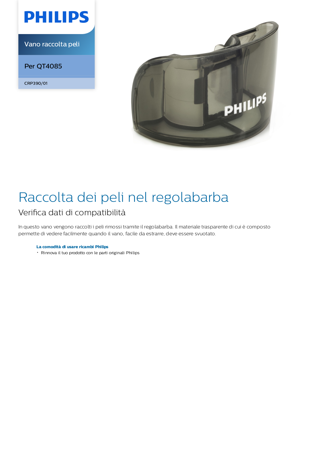 Philips CRP390/01 User manual