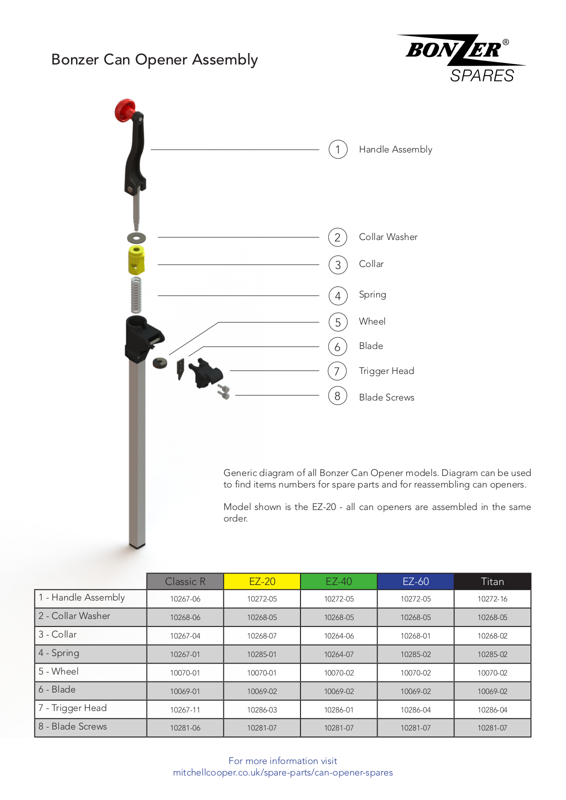 Bonzer 10071-01, 10071-04, 10080-01, 10081-01, 10080-02 User Manual - ManualMachine.com