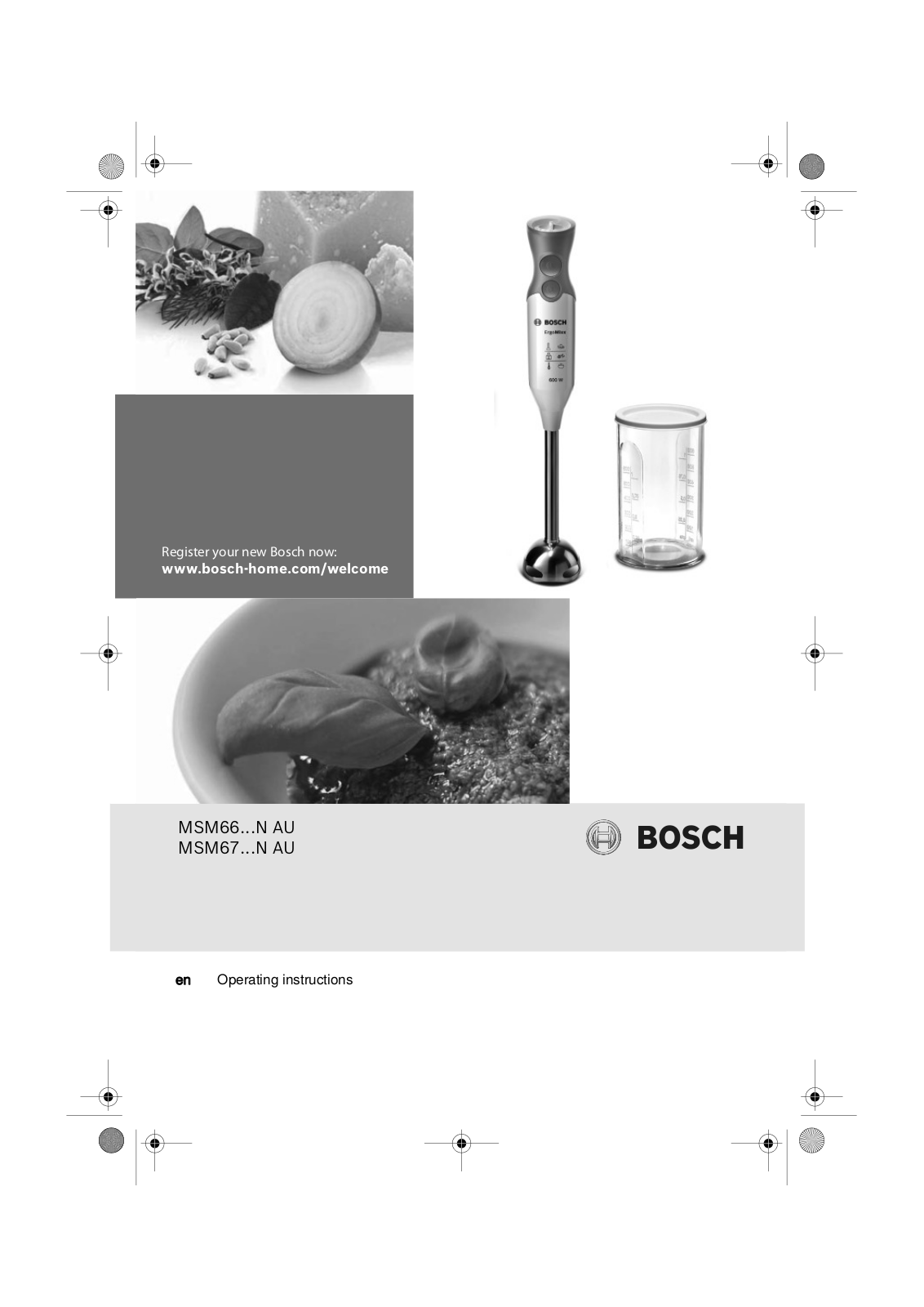 Bosch MSM67140AU User Manual