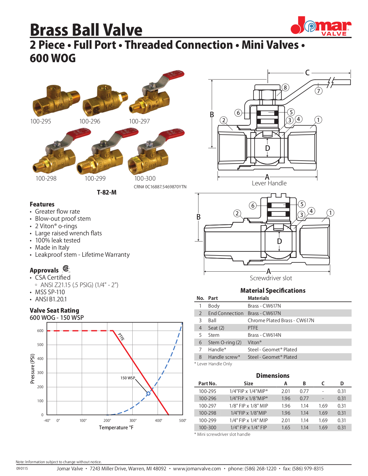 Jomar T-82-M User Manual