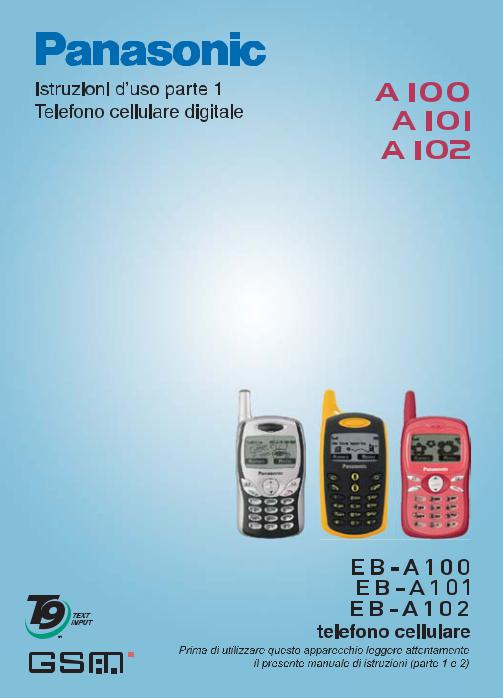 Panasonic EB-A102 Operating Instruction