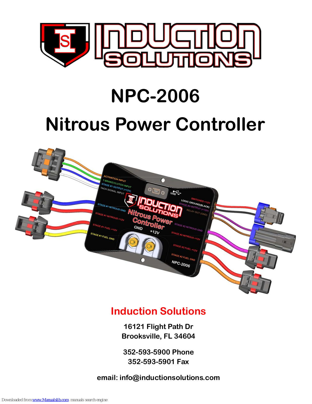 Induction Solutions NPC-2006 User Manual