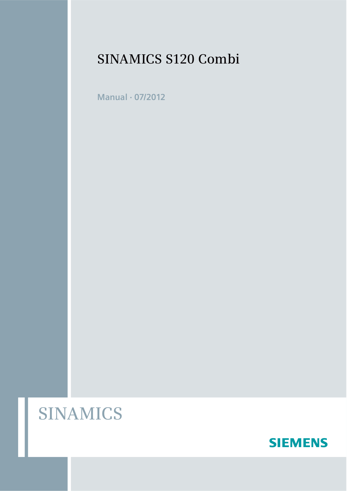 Siemens SINAMICS S120 Combi User Manual