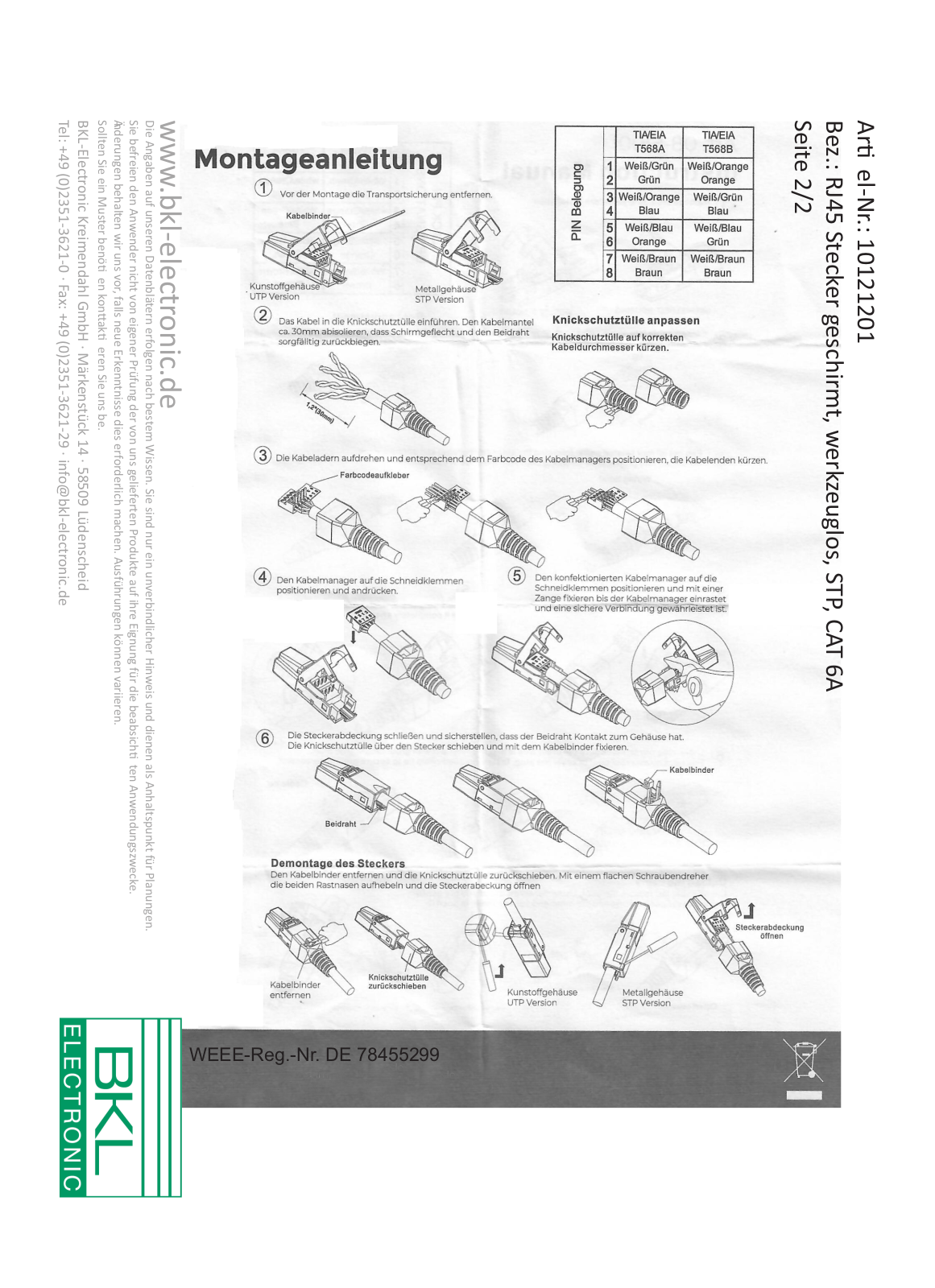BKL BKL 10121201 Instructions - ManualMachine.com