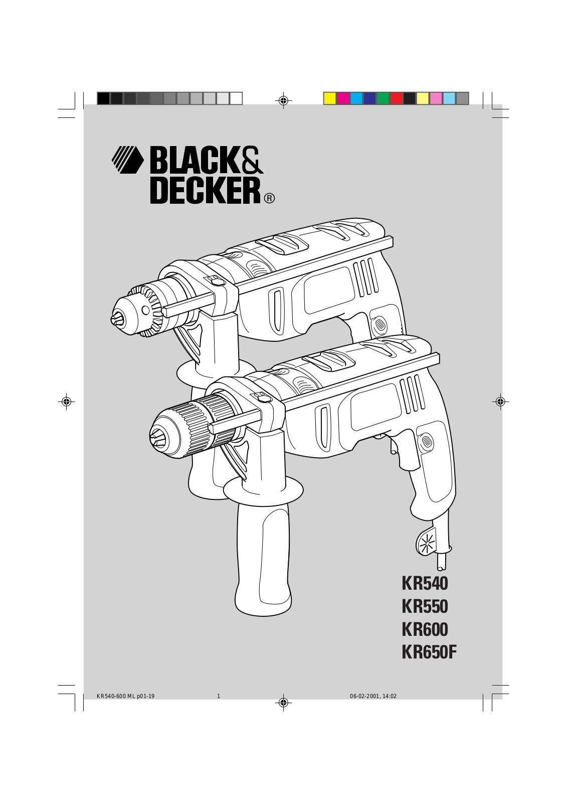 Black & Decker Kr540cre Instruction Manual