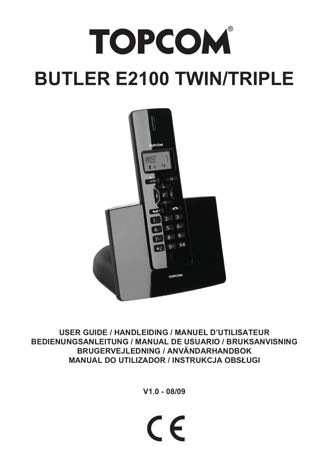 Topcom E2100 Operating Instructions