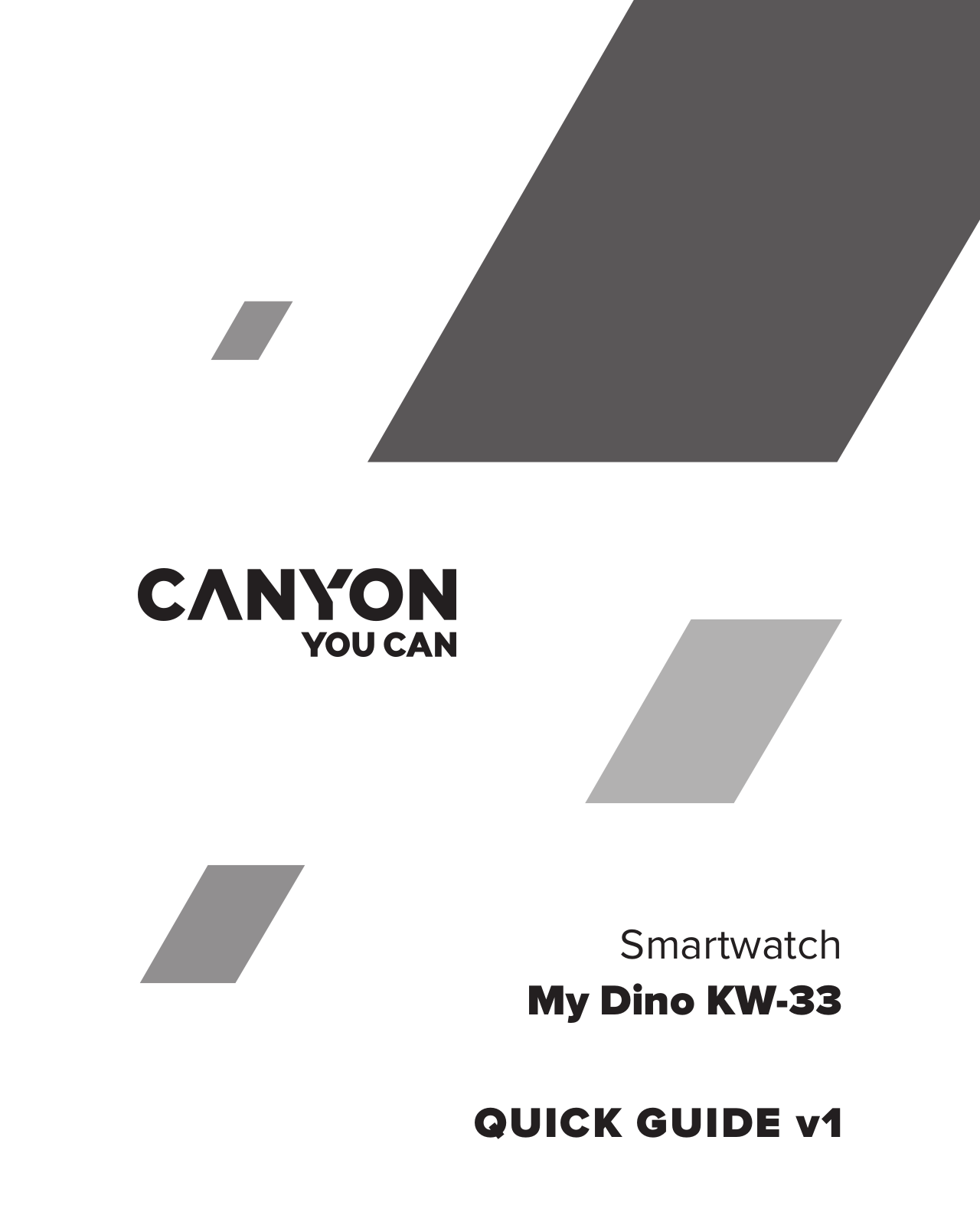 Canyon KW-33 Quick Start Guide