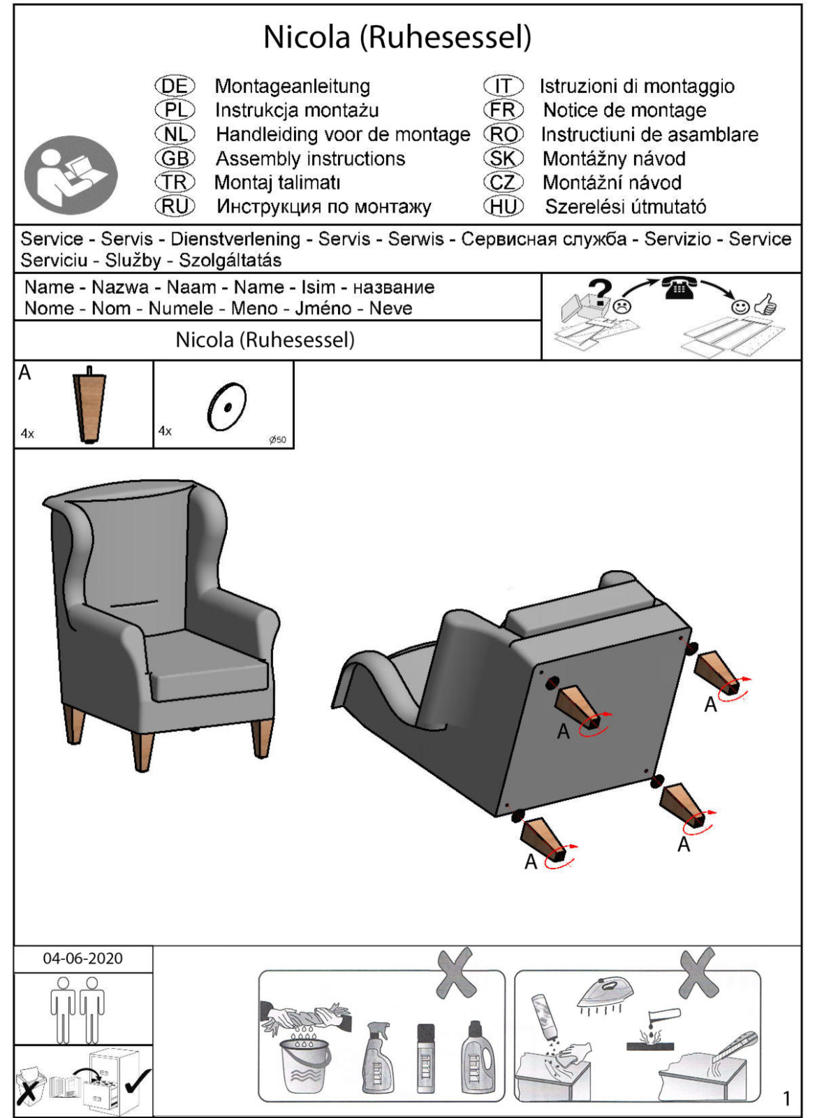 INOSIGN Nico Assembly instructions - ManualMachine.com