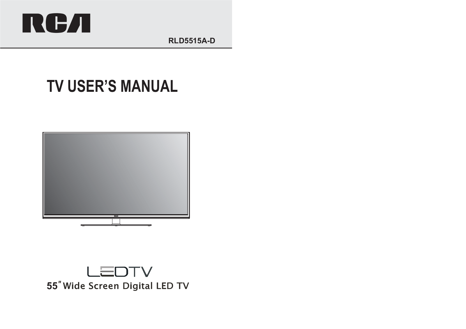 Curtis RLD5515A-D User Manual