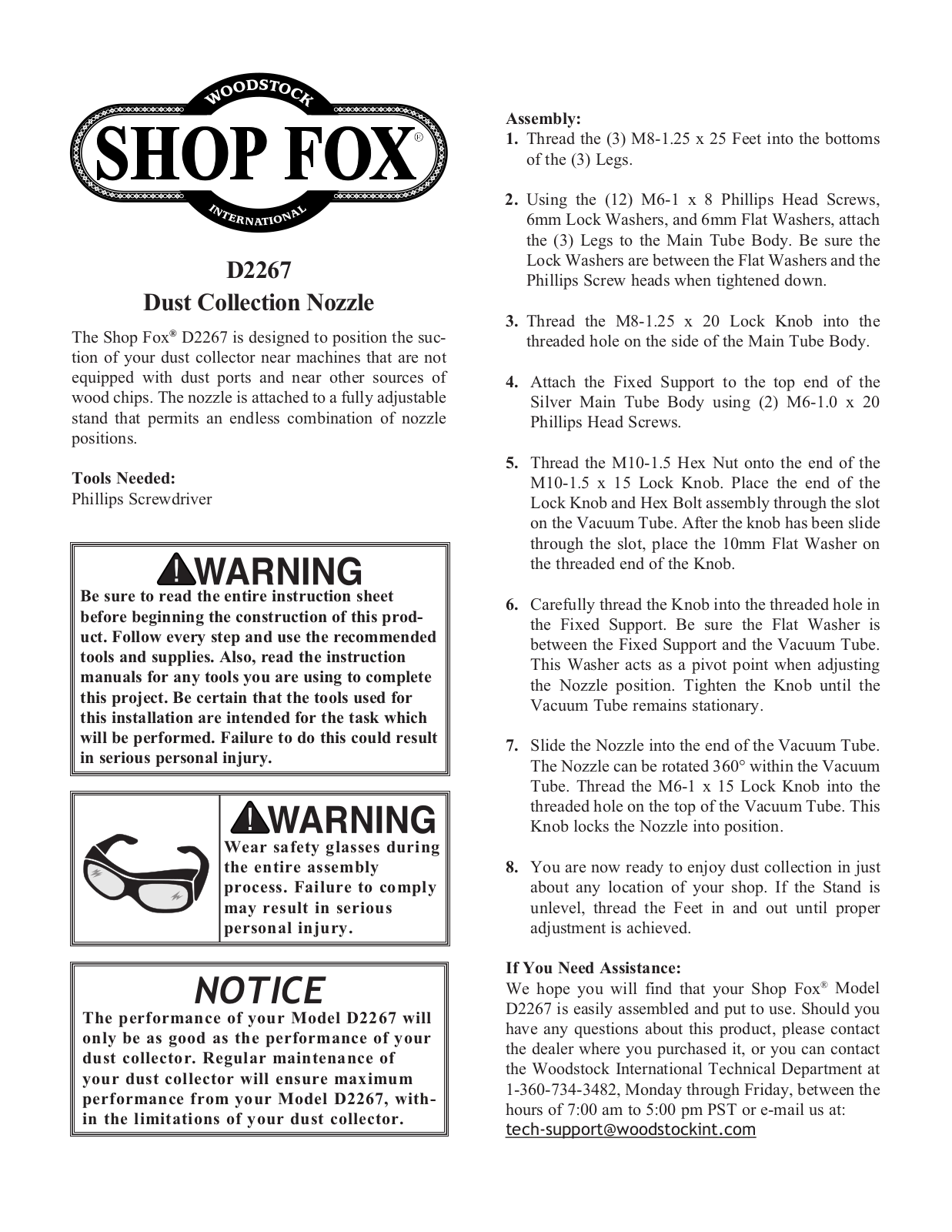 Shop Fox D2267 User guide - ManualMachine.com