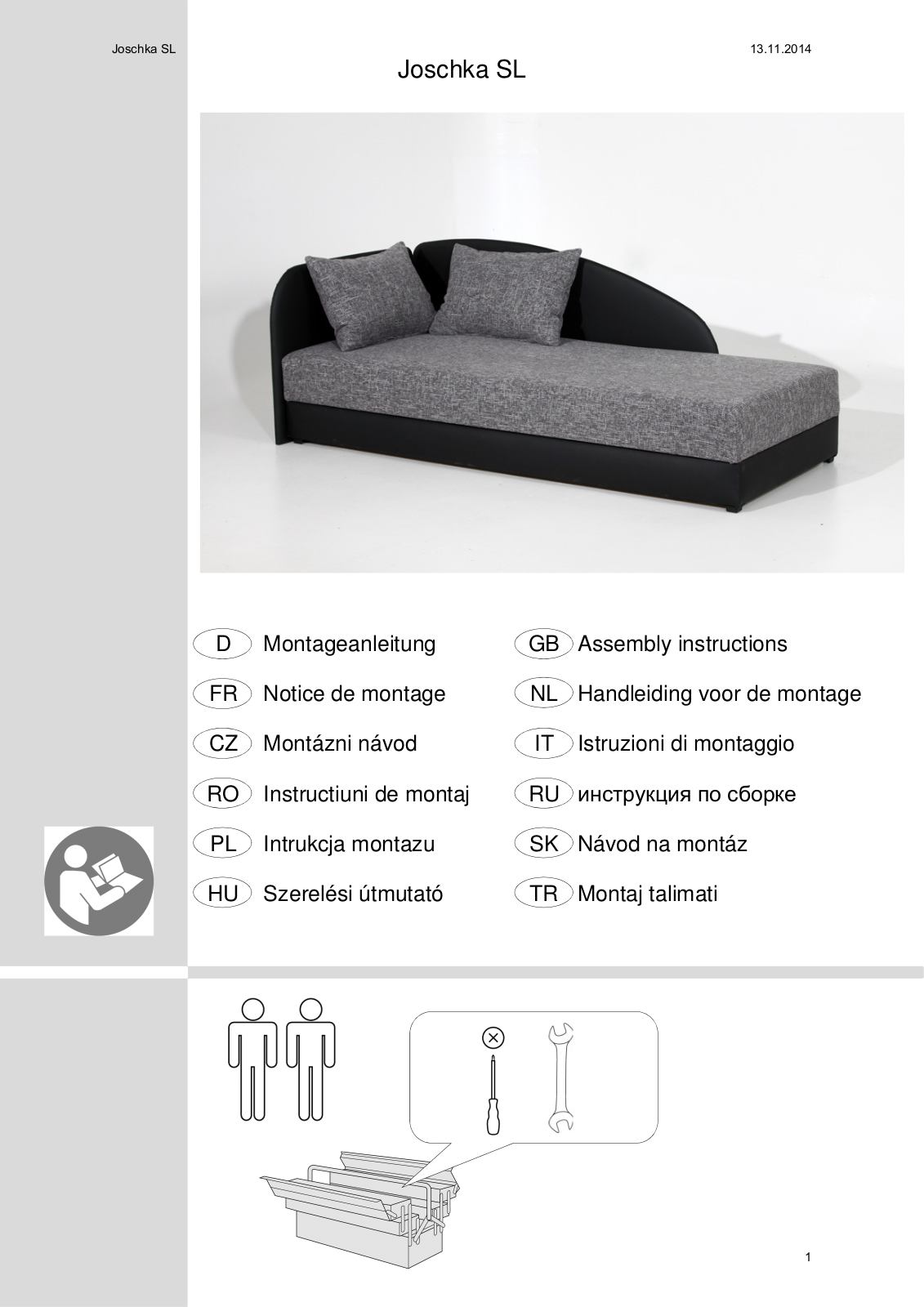 Maintal Joschka SL Assembly instructions