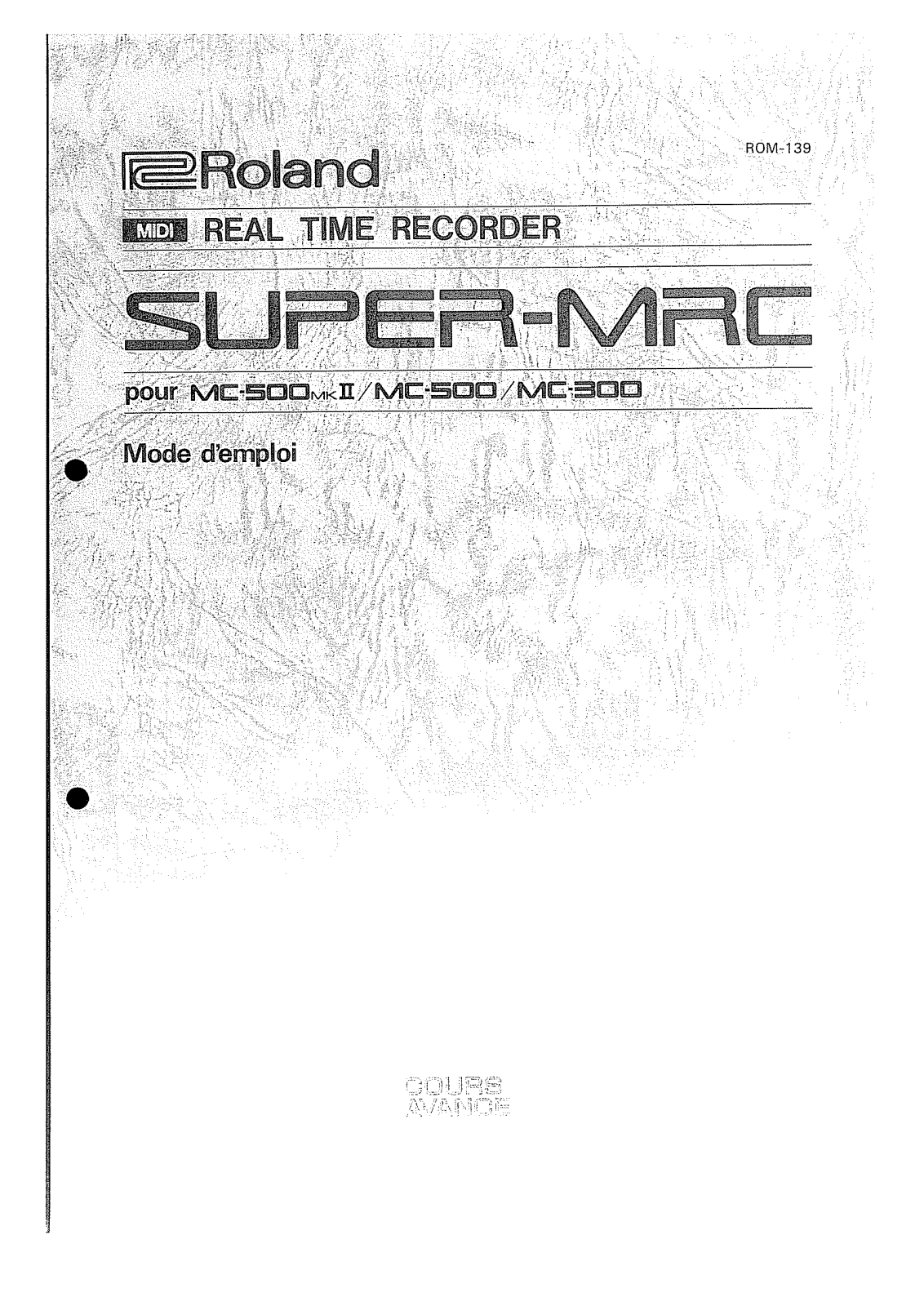 Roland MC-500, MC-500MKII, MC-300 User Manual