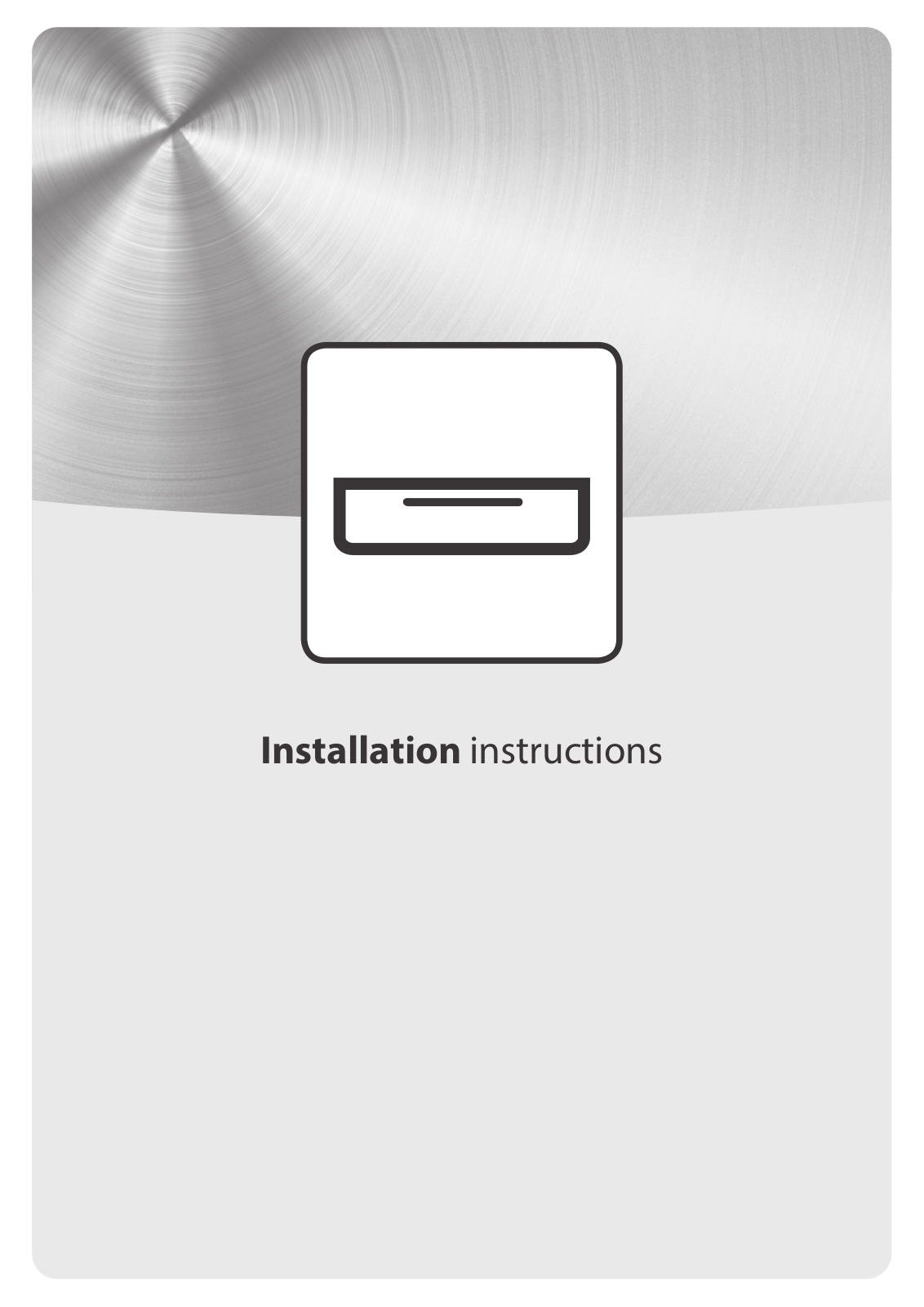 WHIRLPOOL W11 SVD140 Installation Instructions