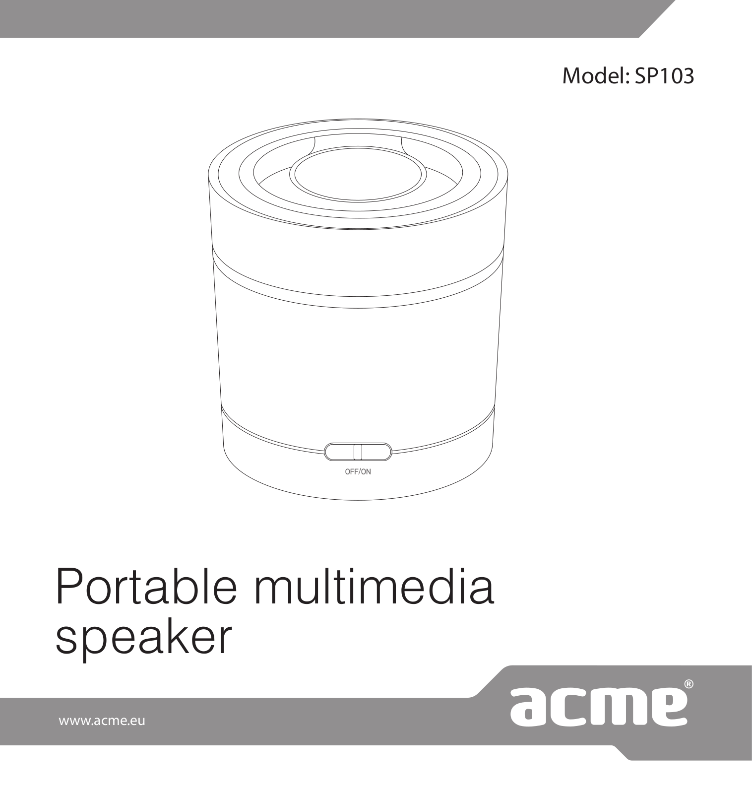 Acme SP103 User Manual