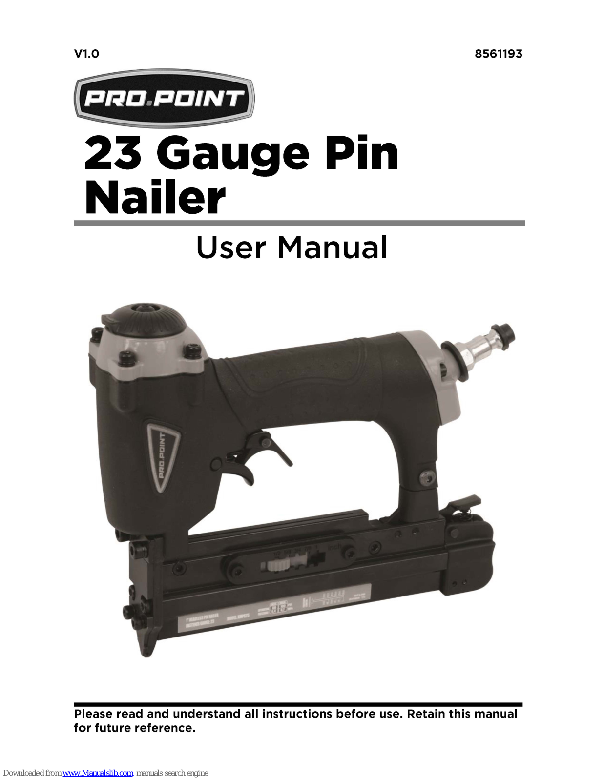 pro.point 8561193 User Manual - ManualMachine.com