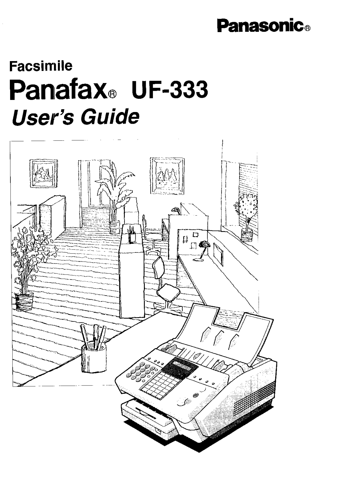 Panasonic UF-333 Operating Instructions