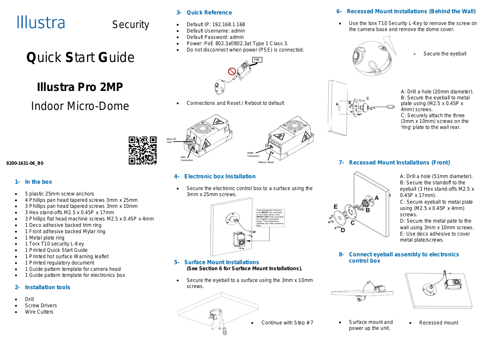 American Dynamics IPS02HFANWST2 Quick Start Guide