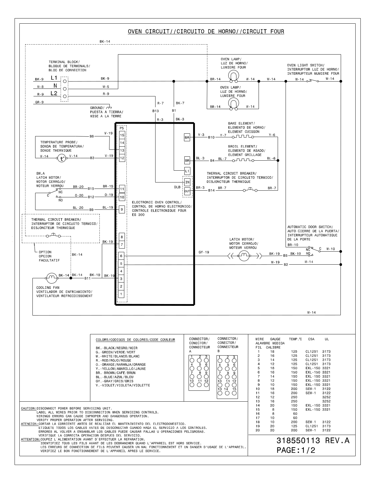 Frigidaire FFES3015LS, FFED3025LB, FFES3025LB, FFES3025LW, FFES3015LB Wiring Diagram