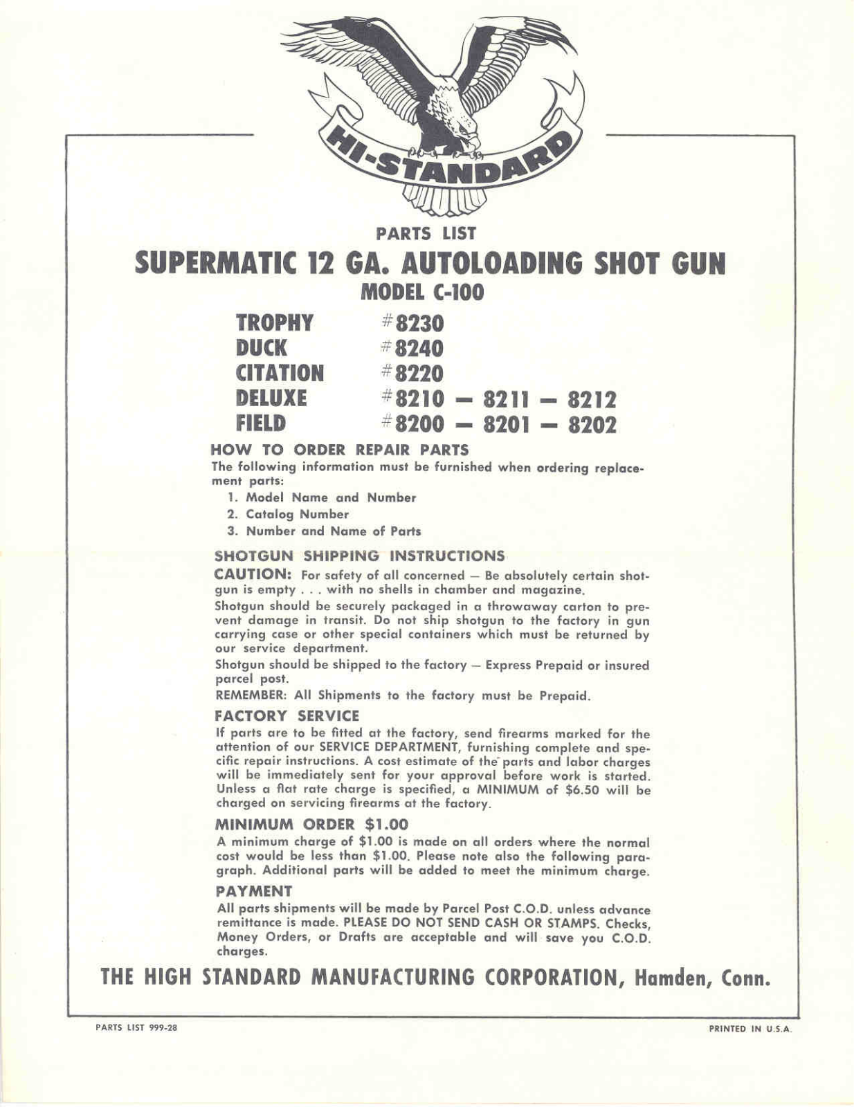 histandard c100 User Guide