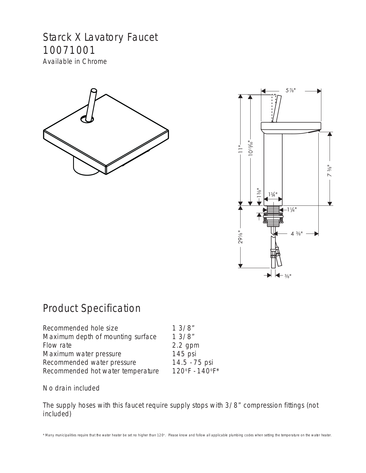 Hans Grohe 10071001 User Manual