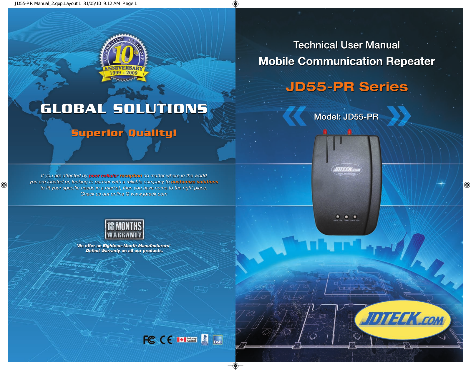 JDTECK JD55-PR User Manual - ManualMachine.com